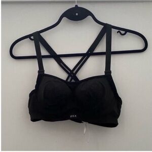 VSX Black Strappy Sports Bra